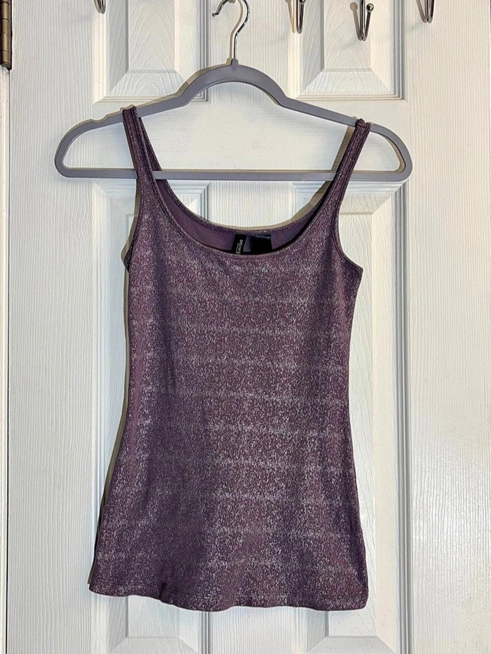 Bisou Purple Cotton Tank Top Size XS Like New